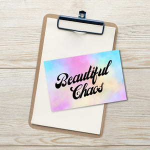 Beautiful Chaos Cotton Candy Skies Postcard - Beautiful Chaos™